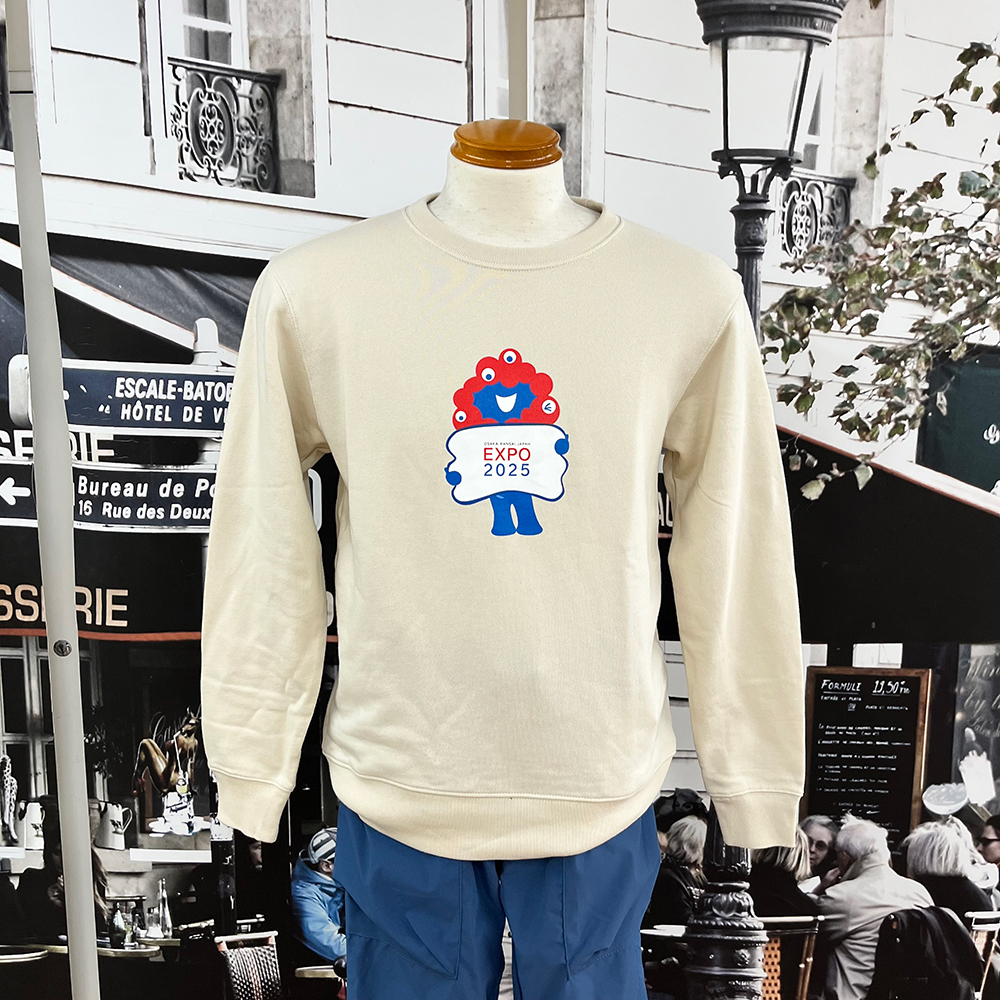 裏毛トレーナーもございます（4,950円）