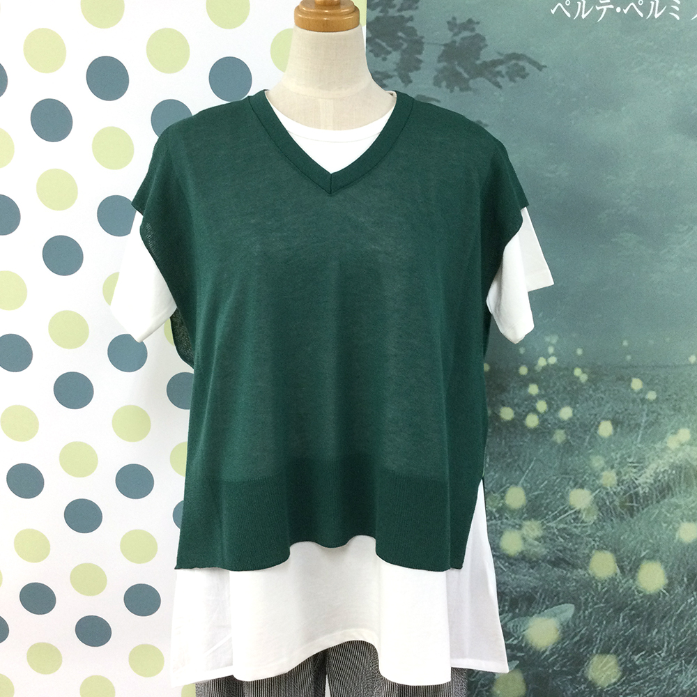 Early Autumn ライトVネックベスト