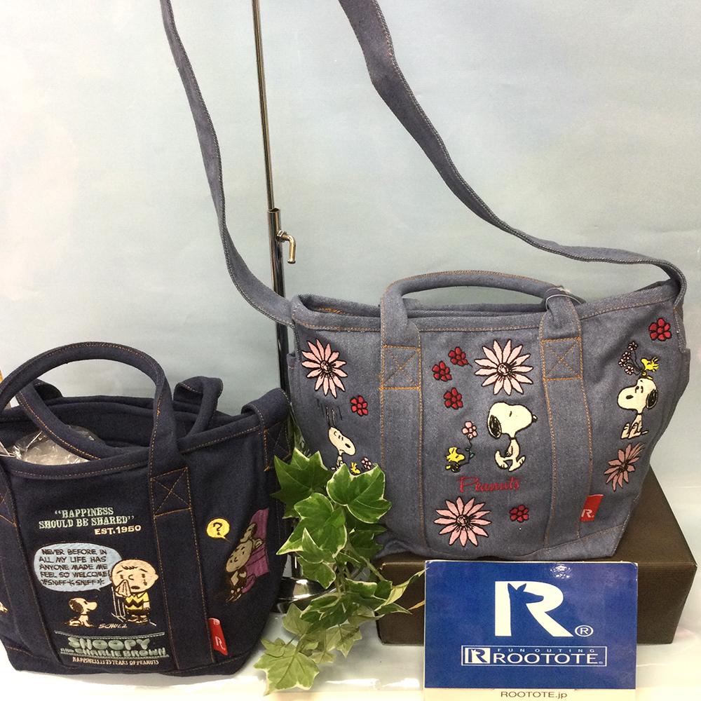 トートバッグ、ショルダーバッグの2WAY仕様