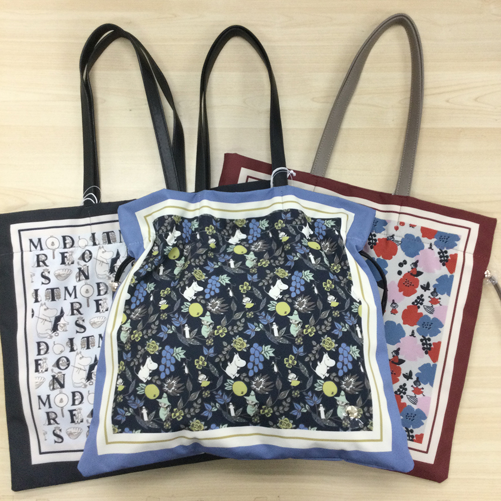 MOOMIN スカーフ柄2wayトートバッグ