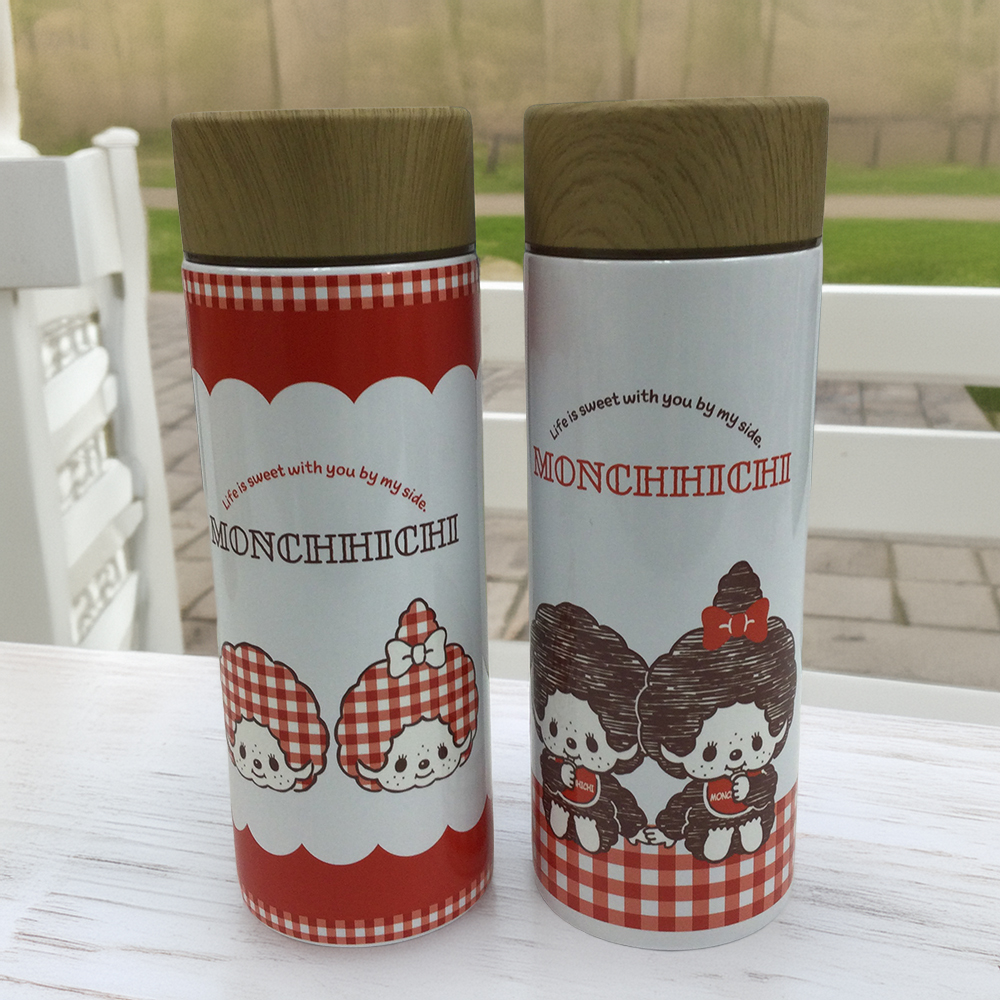 ギンガムチェック　フェイス、おすわり