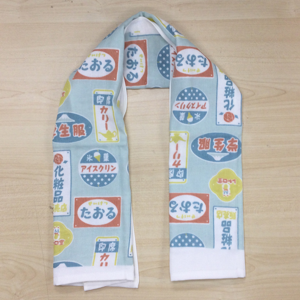 日除けや汗拭きに、首にかけたり頭に巻いたり♪